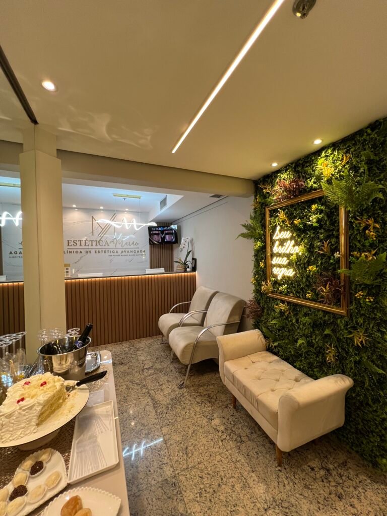 Sala de espera da Marão Estética